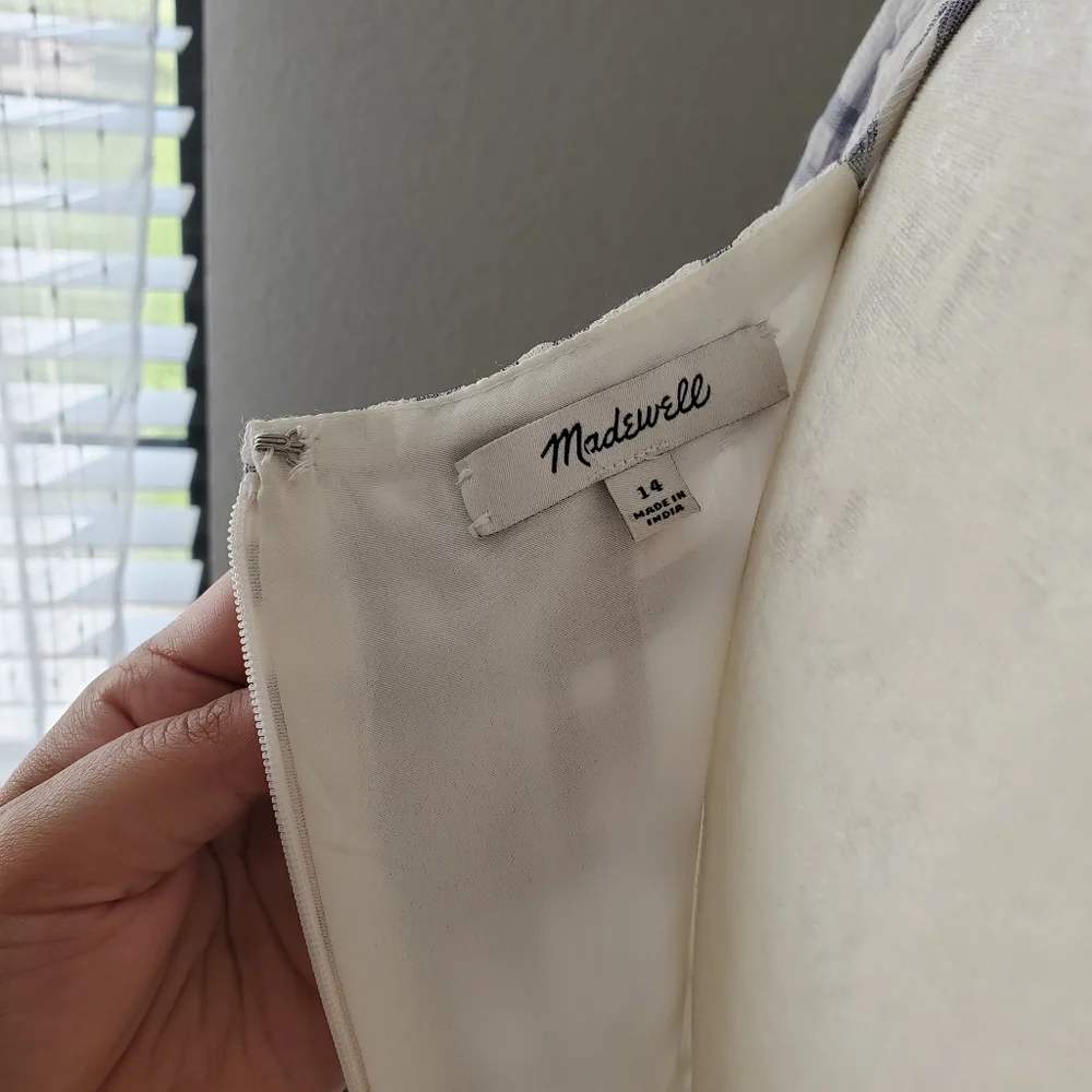 Madewell, Size 14, Cream & Navy blue - Picture 4 of 5